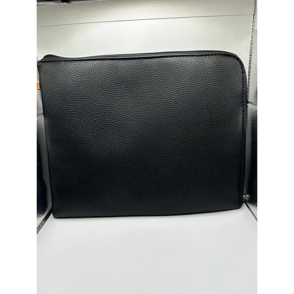 Rae Dunn “Tech Stuff” Tablet/Laptop/Accessories Case, Black, 11” x 9” - Picture 3 of 4